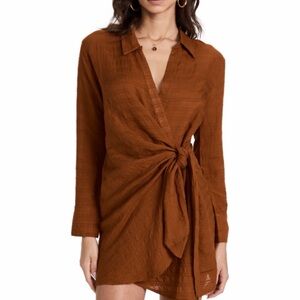 L*Space Revolve Amber Daydream Tunic Dress Beach Vacation Boho Swim Coverup XS